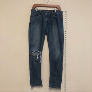 DKNY Ripped Jeans. Size 18. Color: Blue